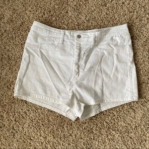 White Denim Shorts